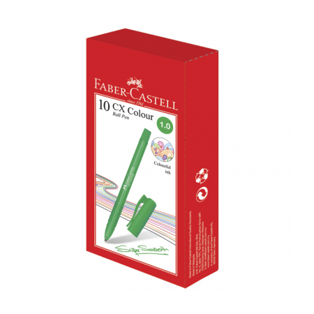 CX Colour Ballpoint Pen, Green